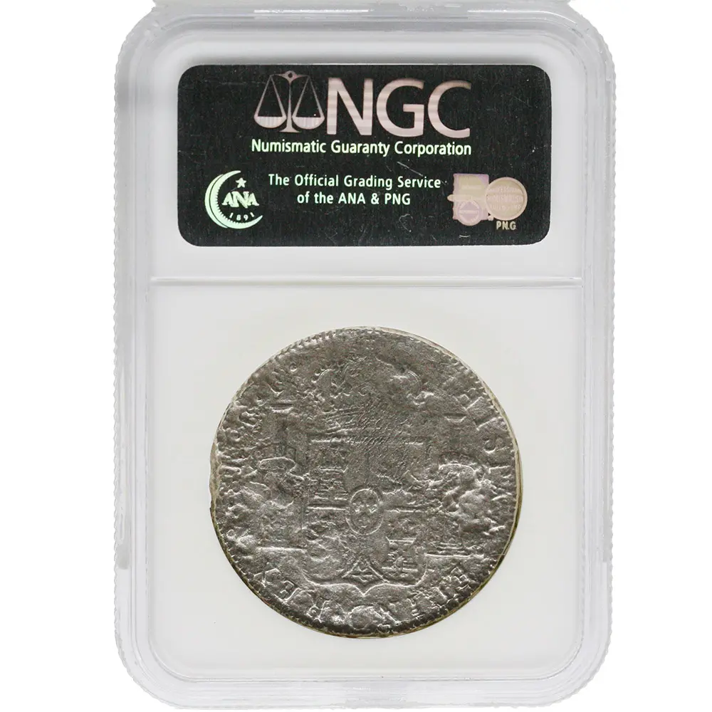 1783-MO|FF Mexico 8 Reales El Cazador NGC Genuine - Image 2