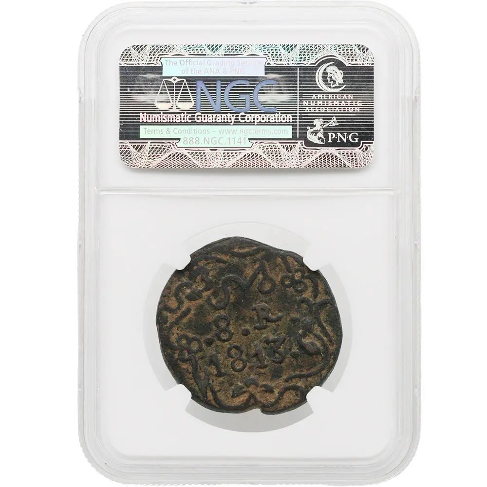 1813 Mexico 8 Reales Oaxaca/SUD NGC Very Fine 35 BN - Image 3