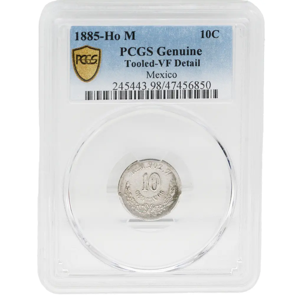 1885-Ho M 10 Centavo Mexico