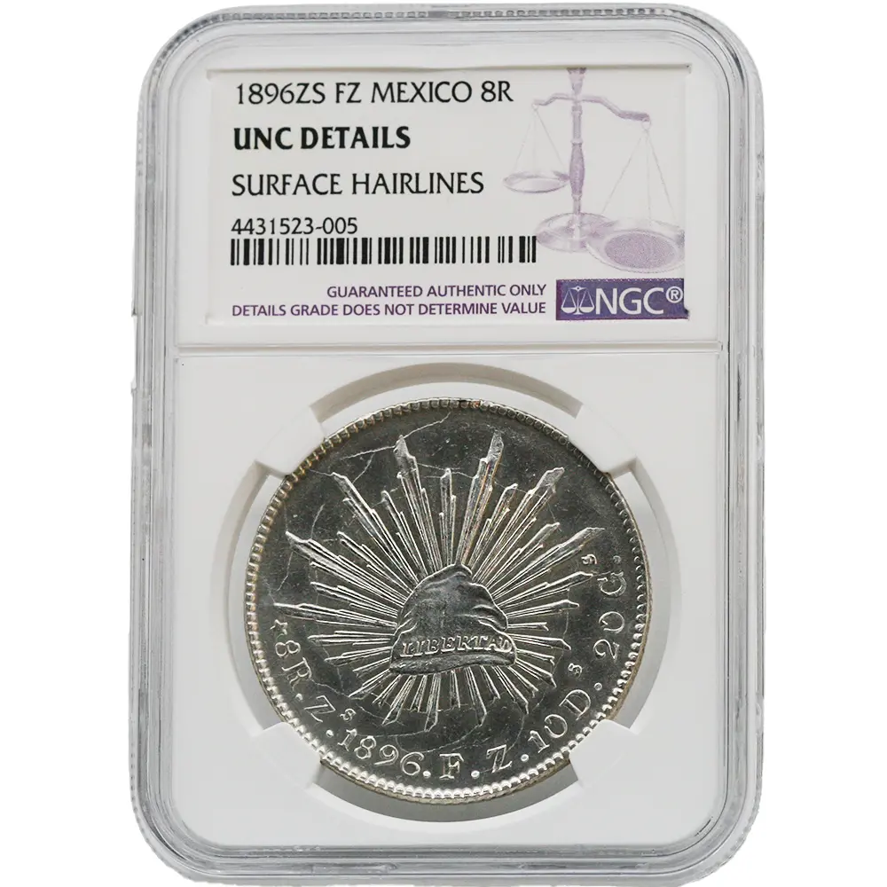 1896-ZS|FZ Mexico 8 Reales