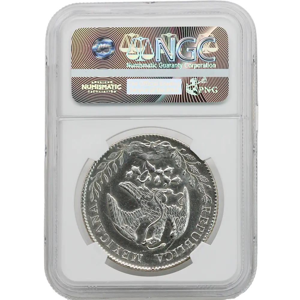 1896-ZS|FZ Mexico 8 Reales NGC UNC Details - Image 2