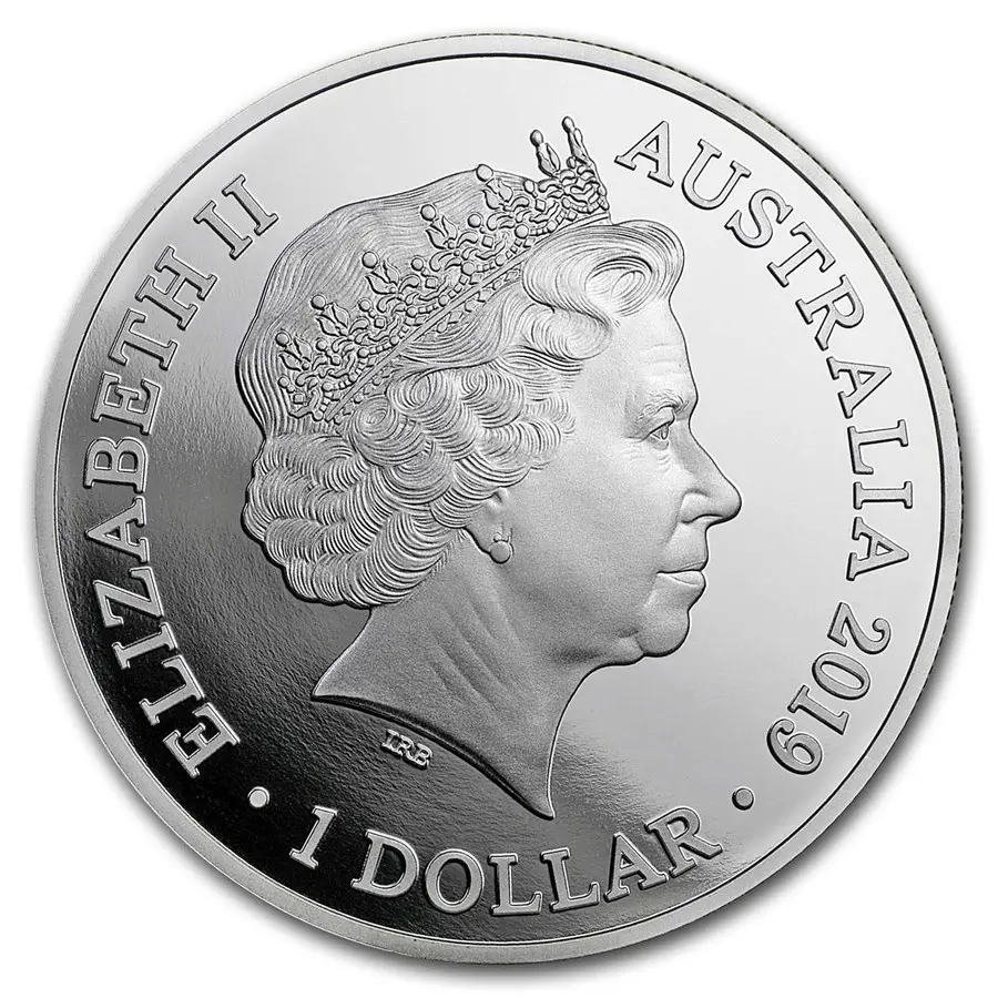 2019 Australia 1 oz Silver $1 Dolphin BU - Image 2