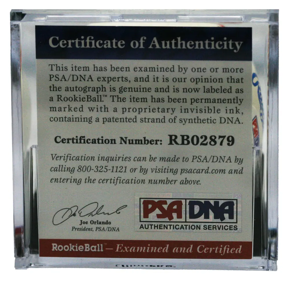 Aaron Judge Signed Baseball PSA Authenticated - Image 2