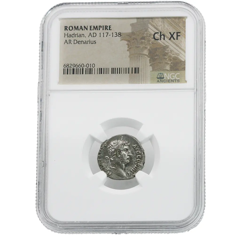 AD 117-138 Hadrian Roman Empire AR Denarius