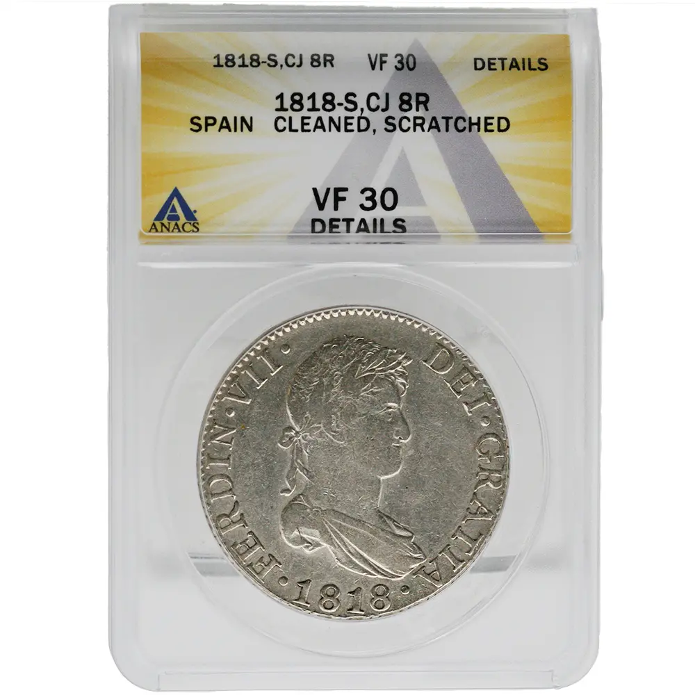 1818-S|CJ Spain 8 Reales