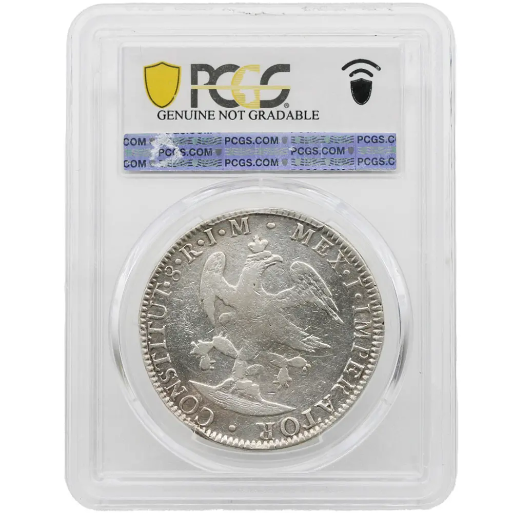 1822-MO|JM Mexico 8 Reales Iturbide PCGS VF Detail KM-308 - CV