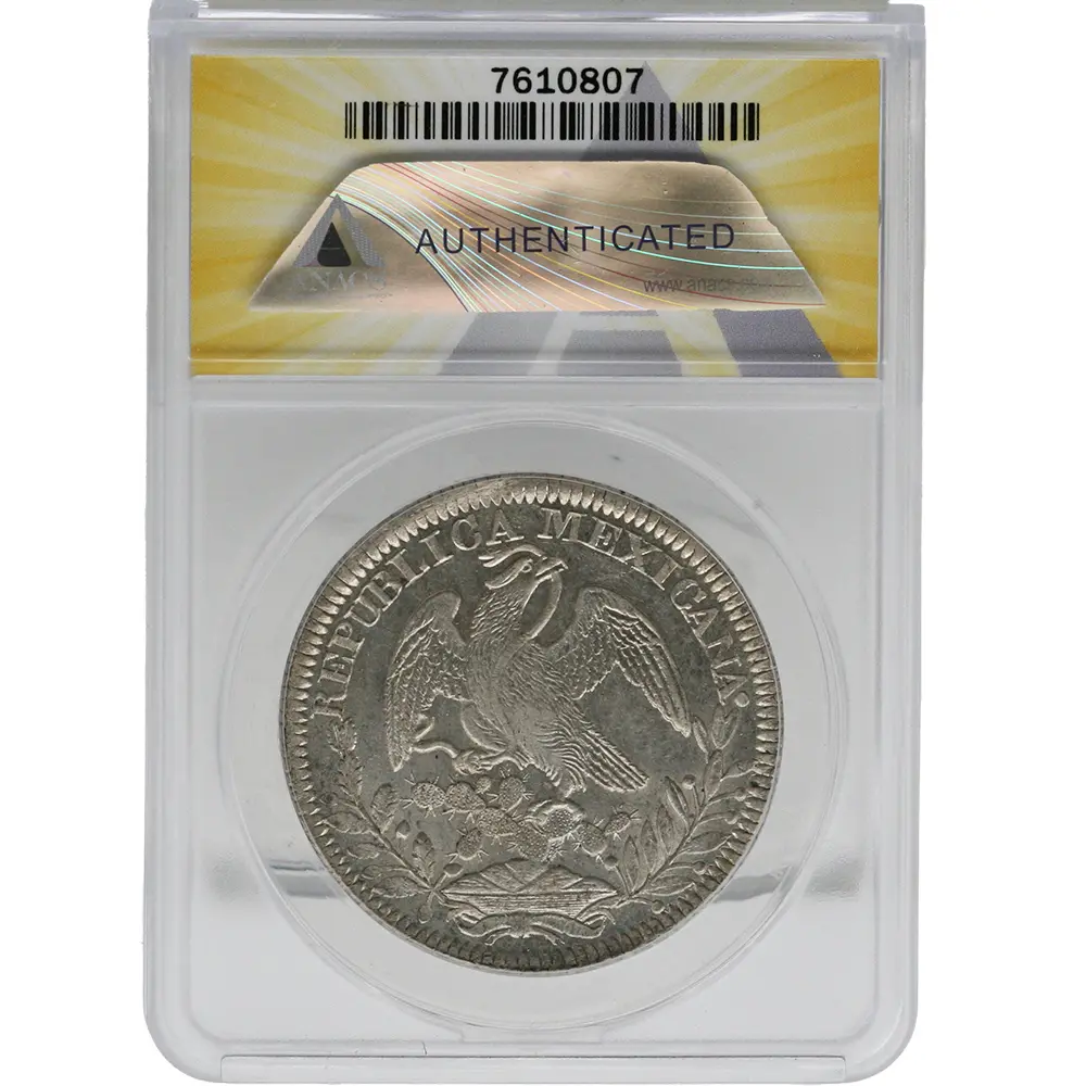 1839-Zs|OM Mexico 8 Reales ANACS AU 53 - Image 2
