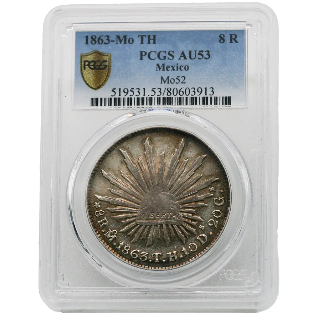 1863-Mo|TH Mexico 8 Reales
