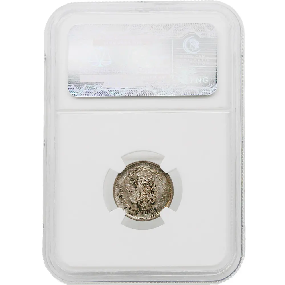 1905-Mo Mexico 10 Centavos NGC MS 63 - Image 3