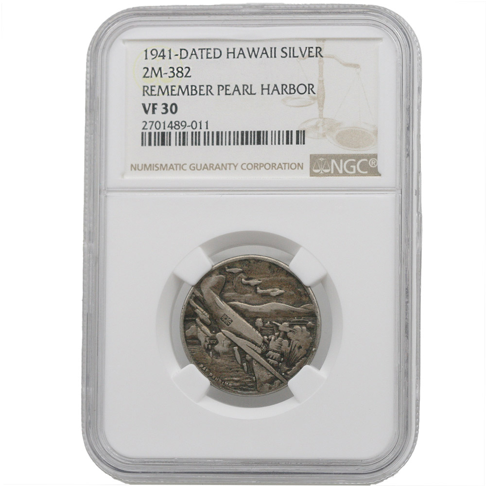 1941 Hawaii Silver Medal Remember Pearl Harbor