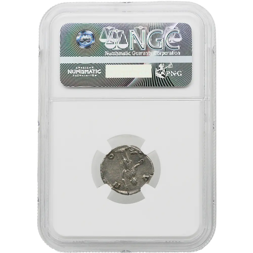 AD 177-182/3 Roman Empire Crispina AR Denarius NGC CH XF - Image 2