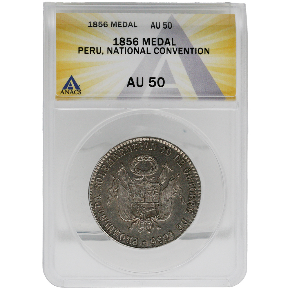 1856 Peru National Convention Medal