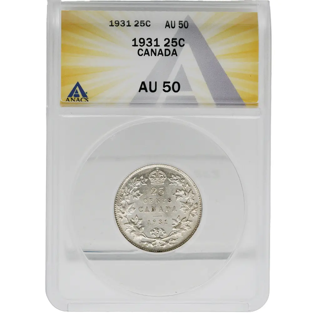 1931 Canada 25 Cents