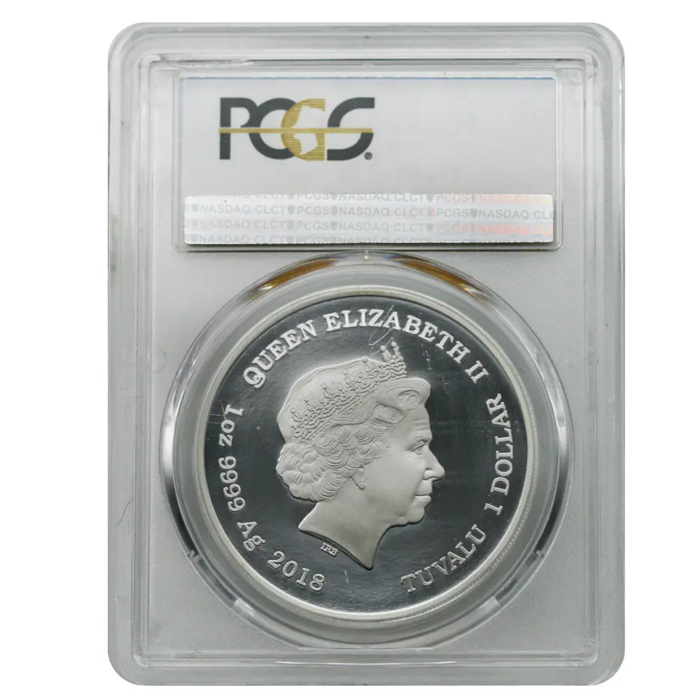 2018-P $1 1 oz Planet of the Apes 50th Ann. PCGS PR69 - Image 2