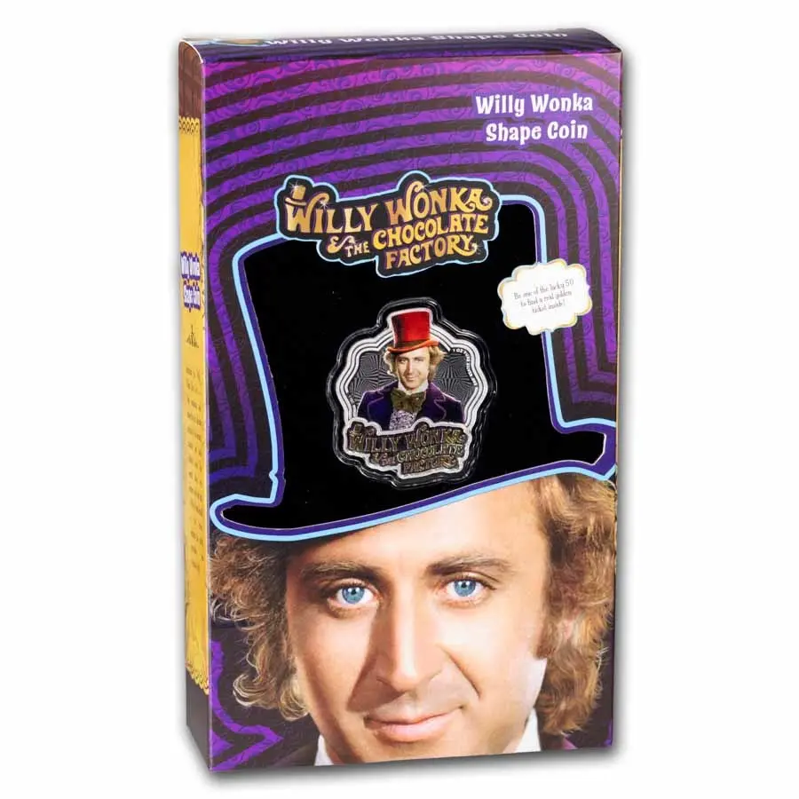 2024 Willy Wonka 1 oz Silver Colorized Coin - Image 3