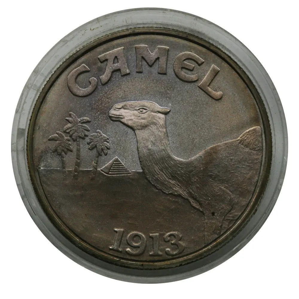 1993 Camel 1 oz Silver Round - Image 2