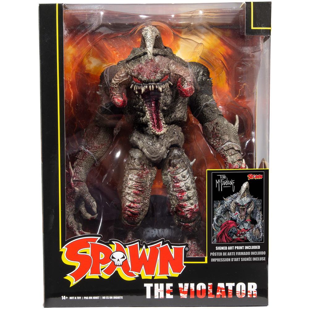 The Bloody Violator Spawn Tood McFarlane Signed Art Print