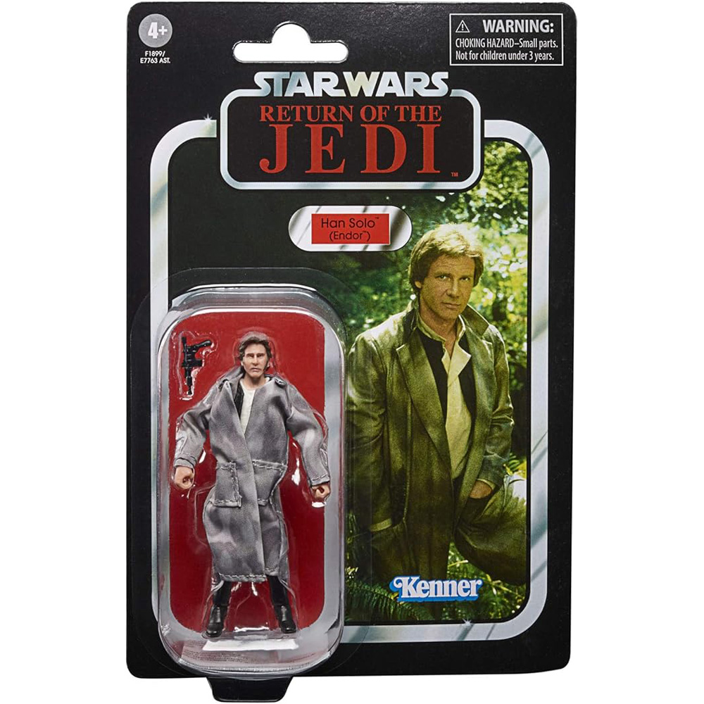 Star Wars: Return Of The Jedi Han Solo (Endor) Kenner Figure
