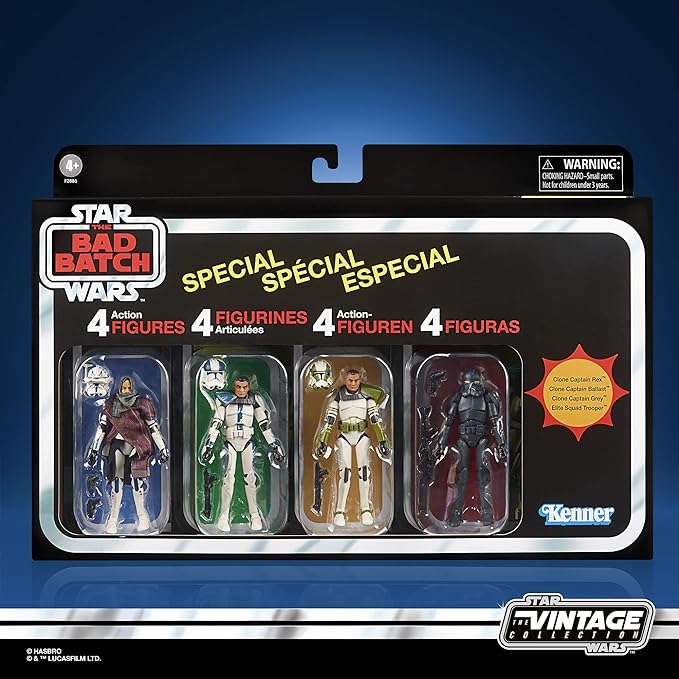 Star Wars The Bad Batch Special 4-Pack The Vintage Collection