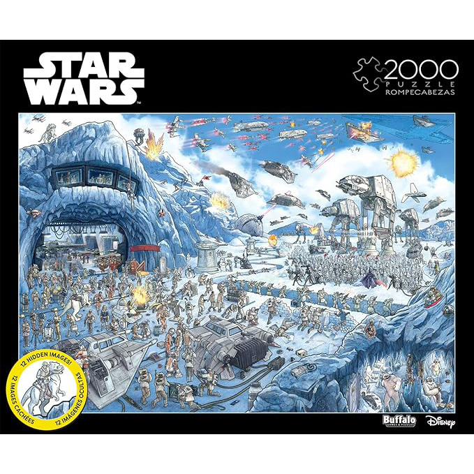 Star Wars Battle Of Hoth 2000 Jigsaw Piece Puzzle