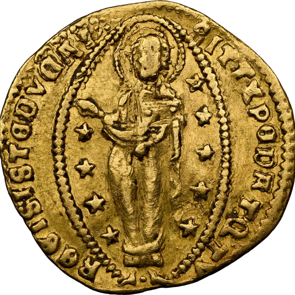 1423-57 Italy Ducat Venice Francesco Focari NGC XF Details