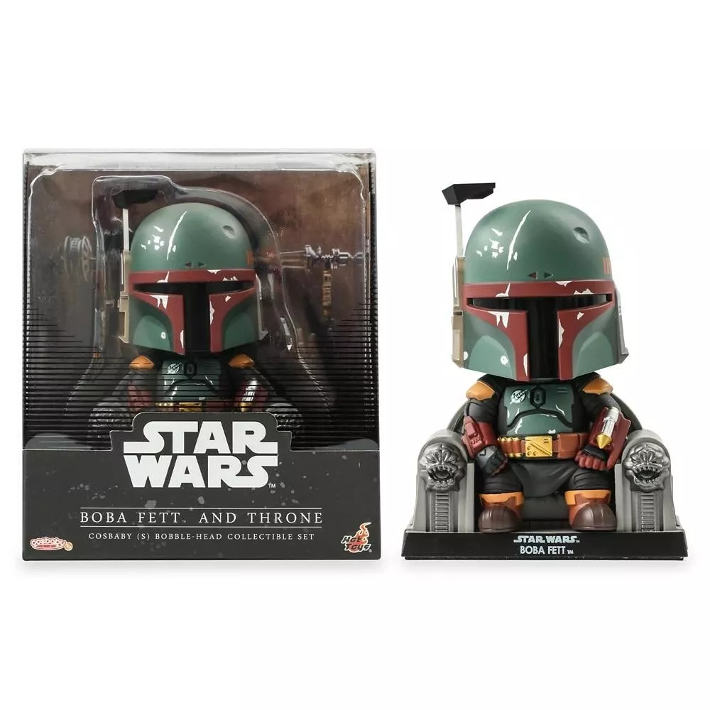 Star Wars Boba Fett and Throne Cosbaby