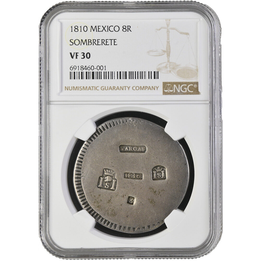 1810 Mexico 8 Reales Sombrerete Very Fine 30