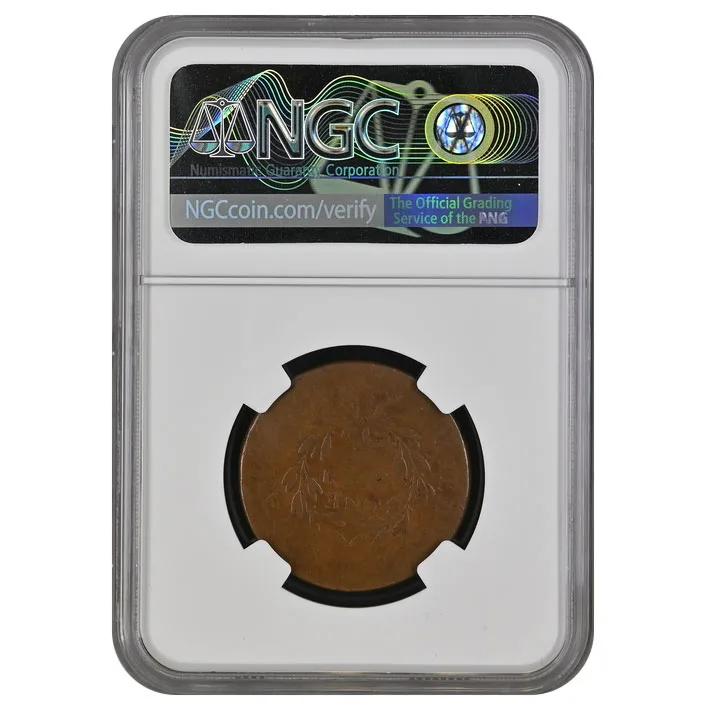 1795 1C Flowing Hair Large Cent NGC VG Details - Image 2