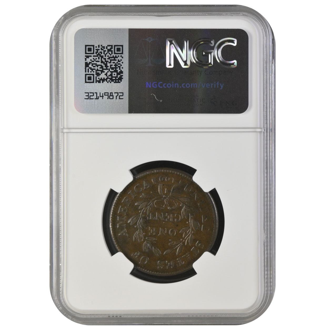 1802 1C Large Cent NGC XF Details Whizzed - Image 4