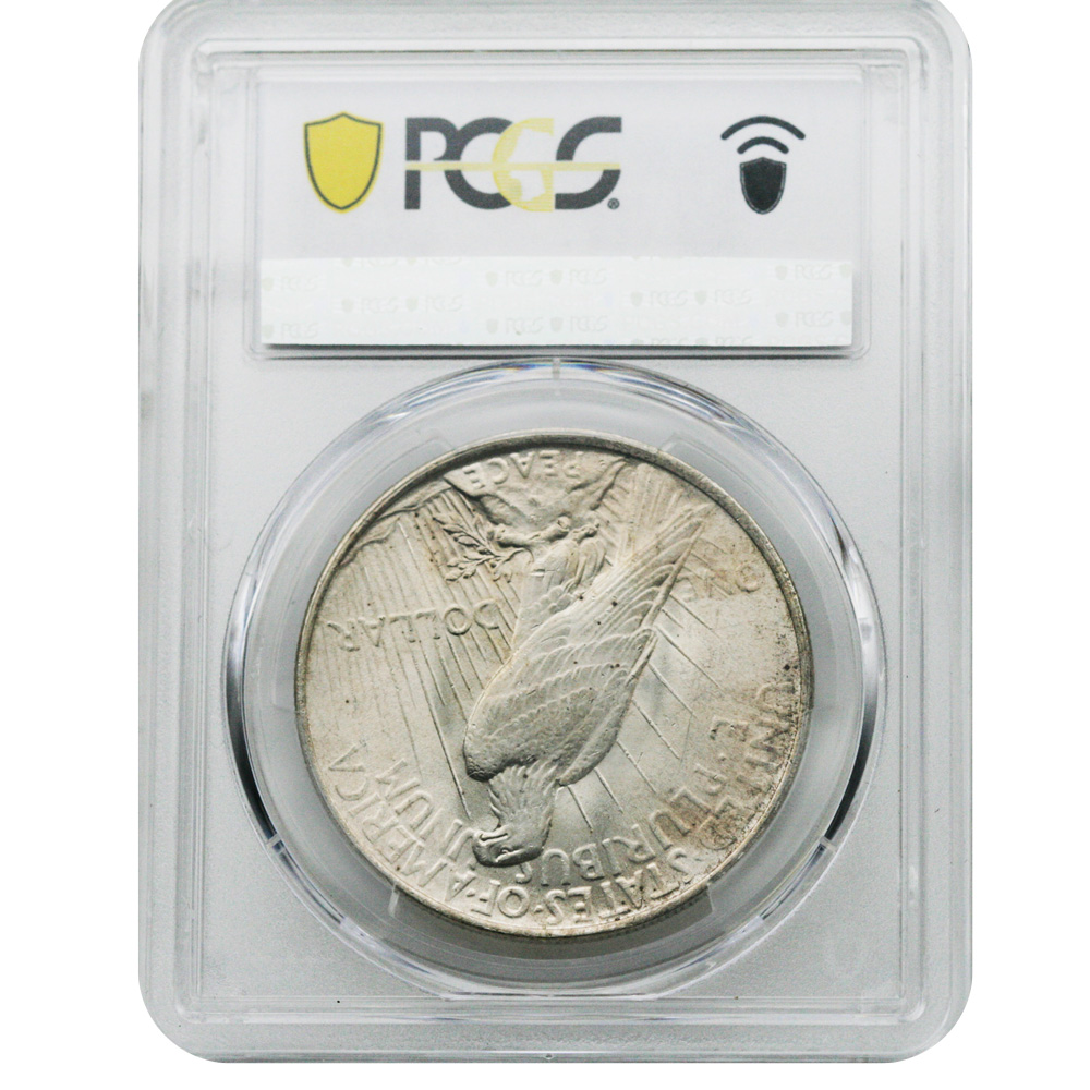 1923 $1 Peace Dollar PCGS MS63 - Image 2
