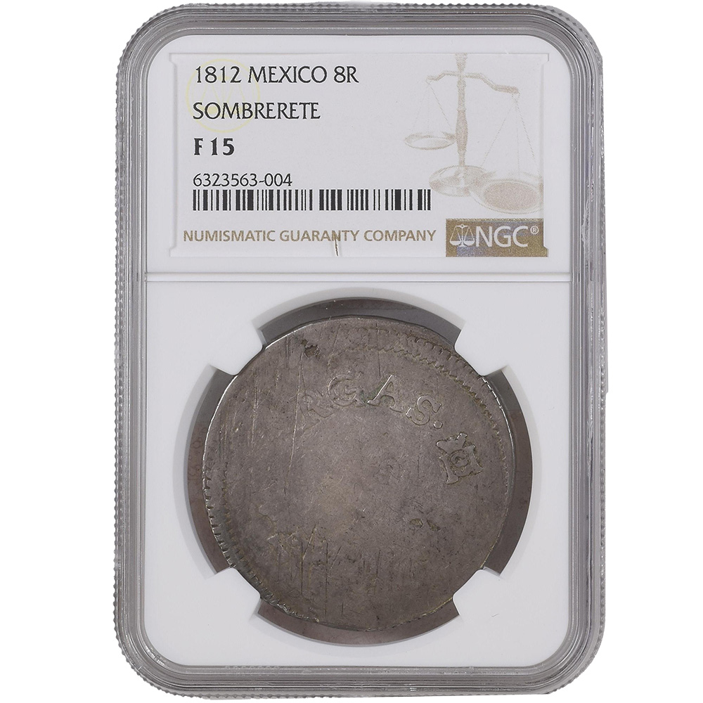 1810 Mexico 8 Reales Sombrerete Fine 15