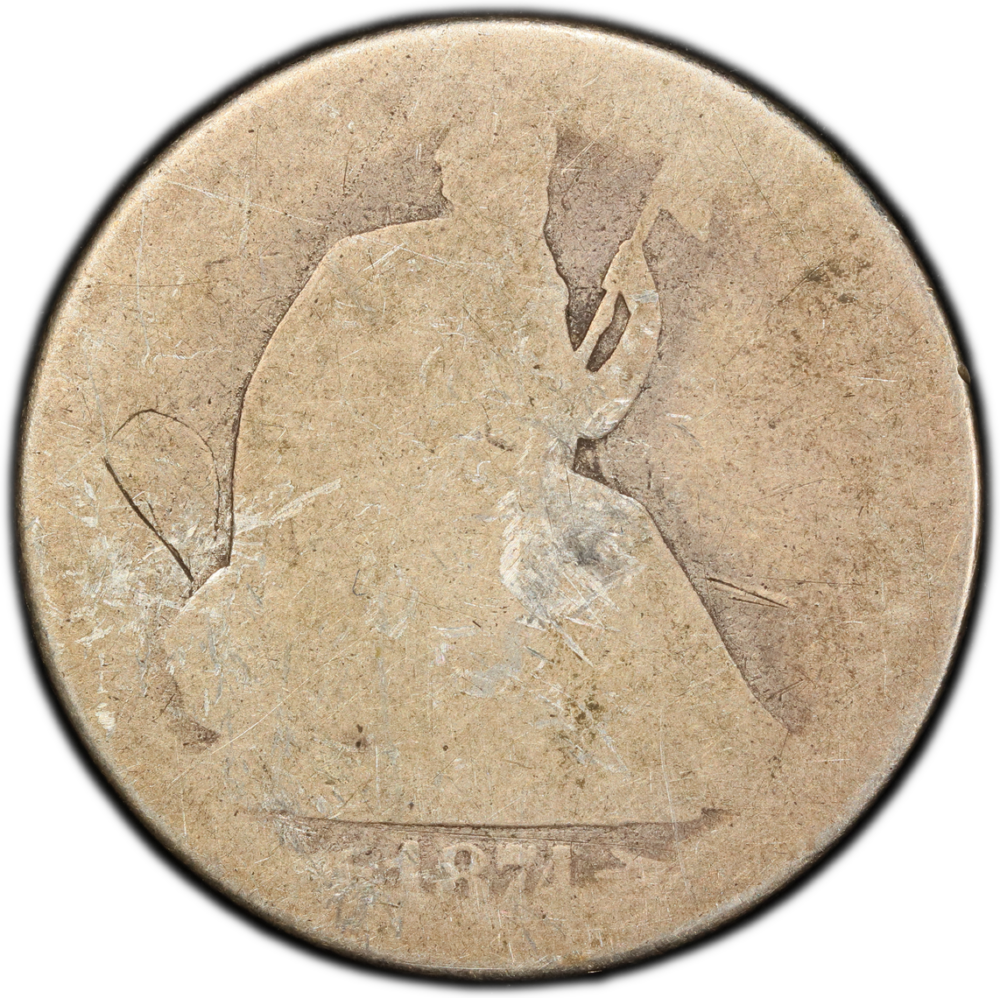 1874 50C Liberty Seated PCGS FR Detail- Scrape-P