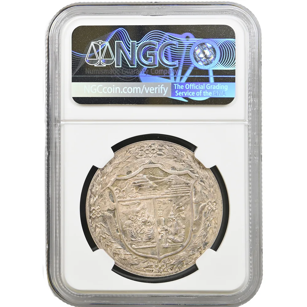 1975-Mo Mexico Bank of Mexico 50th Anniv. Medal MS-65 NGC - Image 2