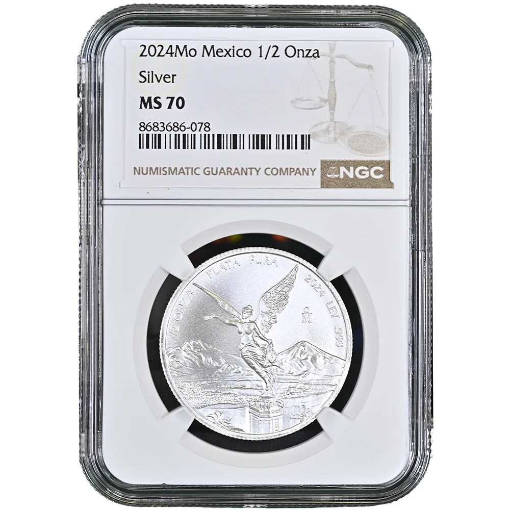 2024 Mexico 1/2 oz Silver Libertad NGC MS 70