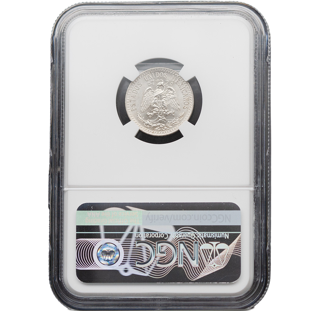 1928-M Mexico 20 Centavo NGC MS 65