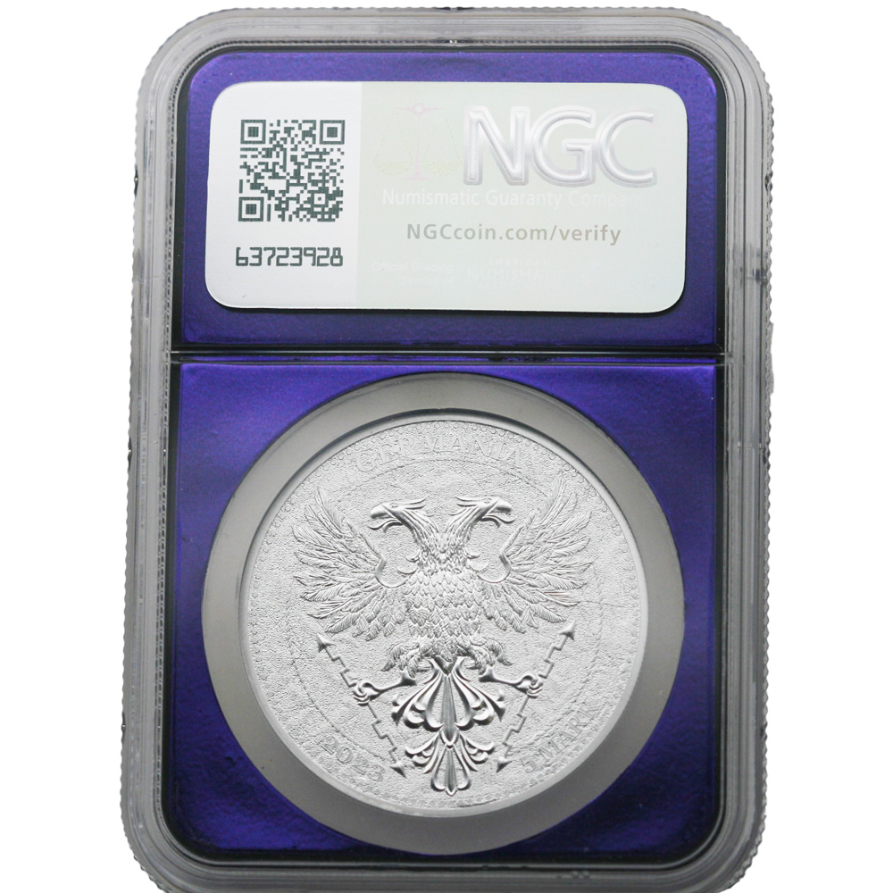 2023 1 oz Germania Beech Leaf NGC MS70 - Image 2