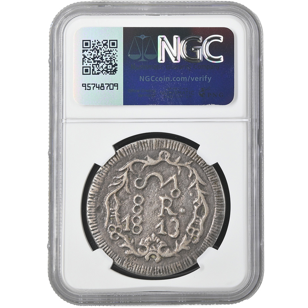 1813 Mexico Cast Silver 8 Reales Oaxaca/Sud NGC AU Details - CV
