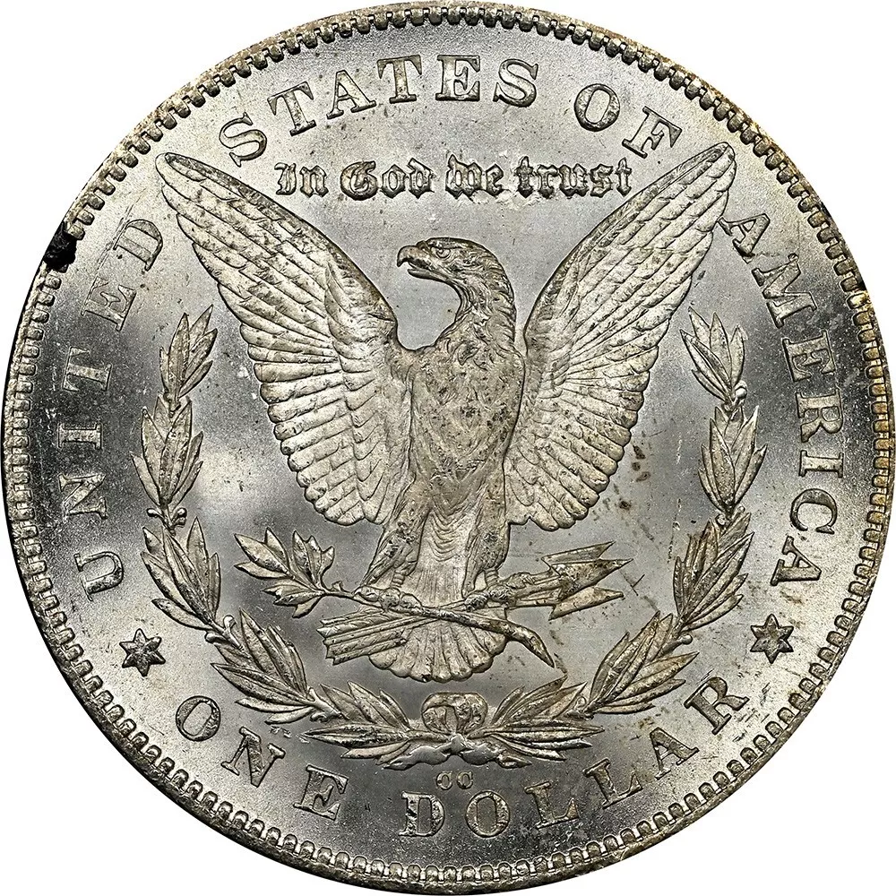 1880/79-CC Morgan Silver Dollar Top 100 VAM-4 Rev of ' 78 GSA Hoard NGC MS63 - Image 3
