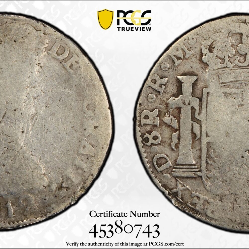 1812-D RM Mexico 8 Reales Durango PCGS VG 8