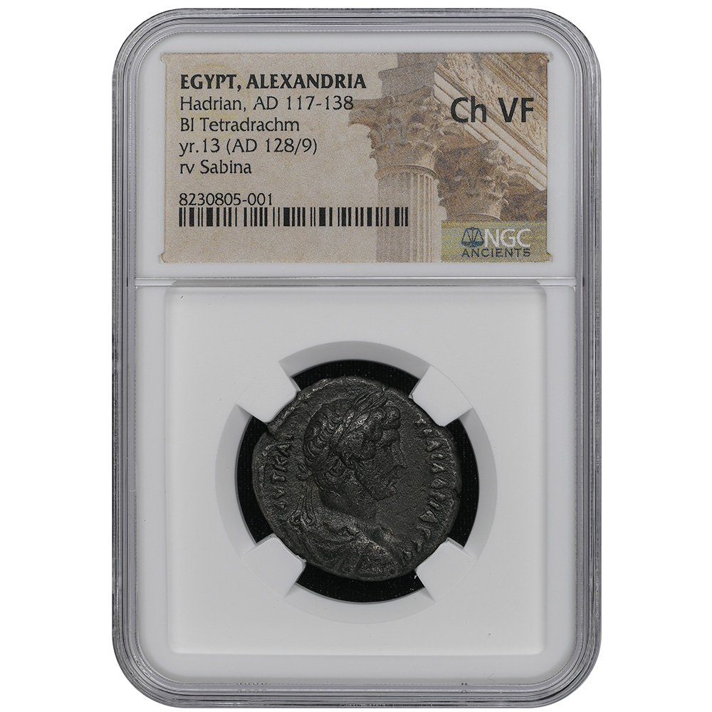 AD 117-138 Hadrian Egypt Alexandria BI Tetradrachm