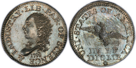 half-dime-1792 half dime 1792