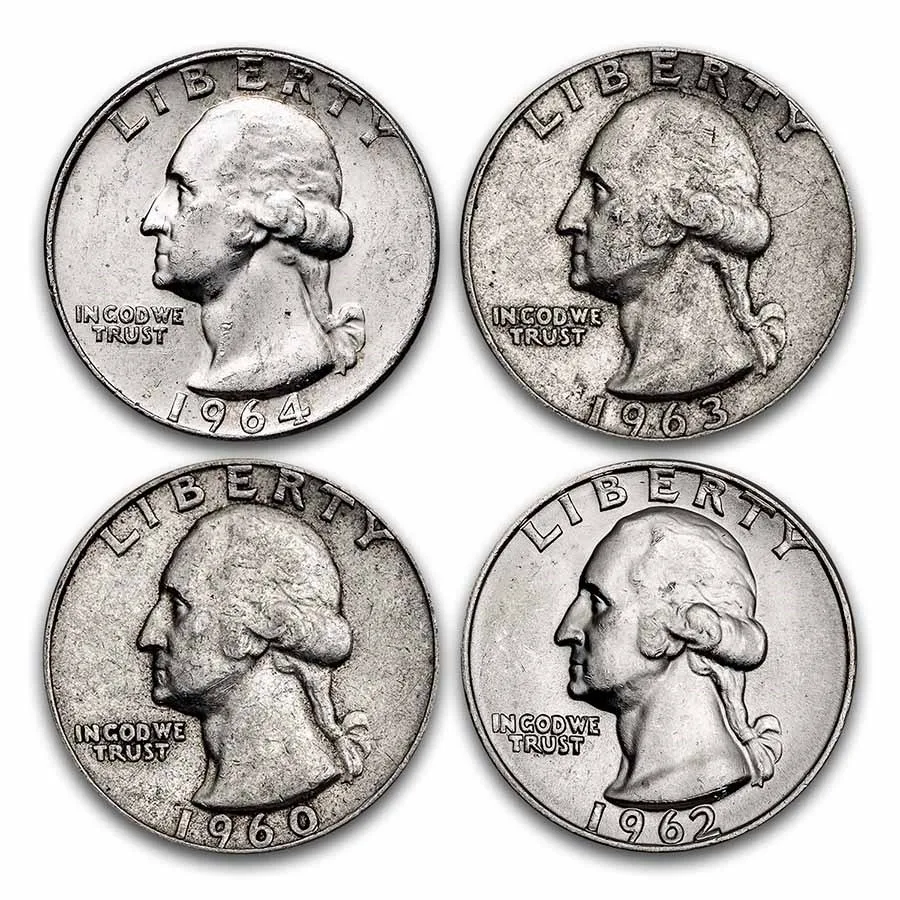One Dollar Silver Quarters