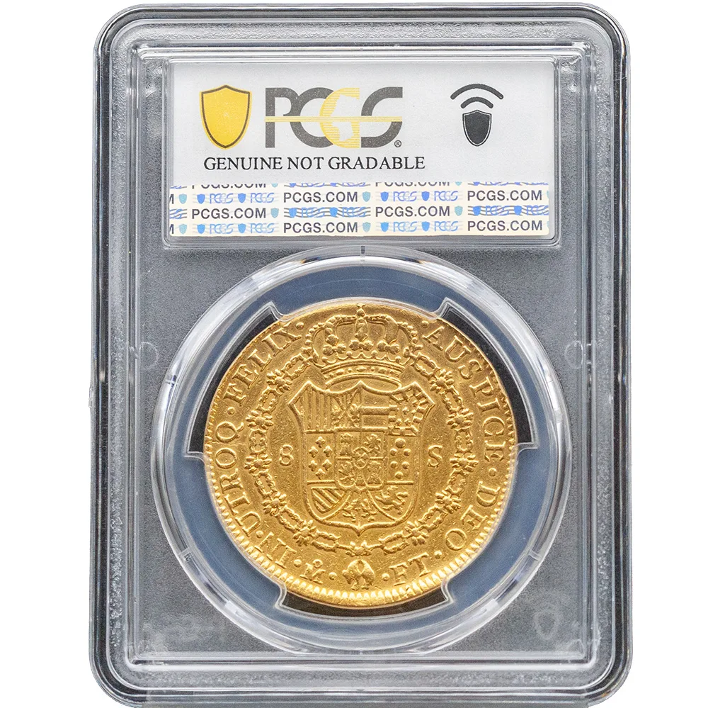 1803-Mo FT Mexico 8 Escudo PCGS XF Detail