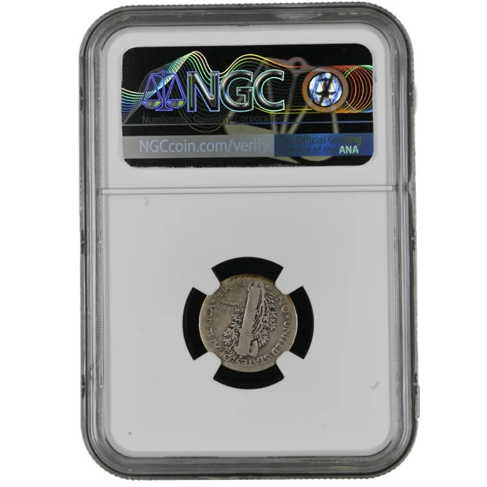 1916-D 10C Mercury Dime NGC AG 03 - Image 2