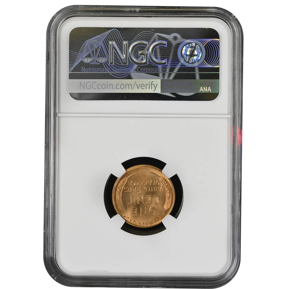 1947-S 1C Lincoln Cent NGC MS 67 RD - Image 2