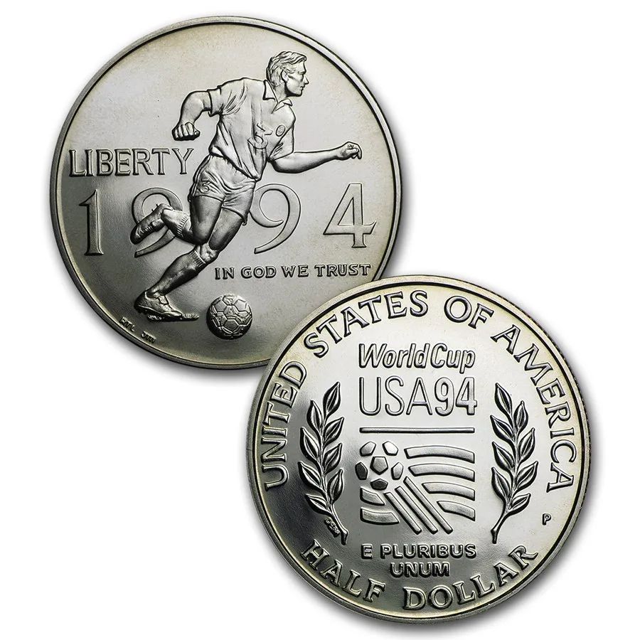 1994 2-Coin World Cup Proof Set (w/Box & COA) - CV Coins