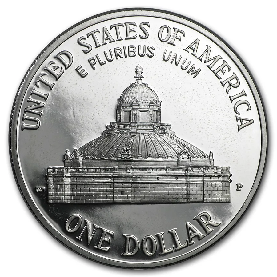 2000-P Library of Congress $1 Silver Comm Proof (w/Box & COA) - Image 3