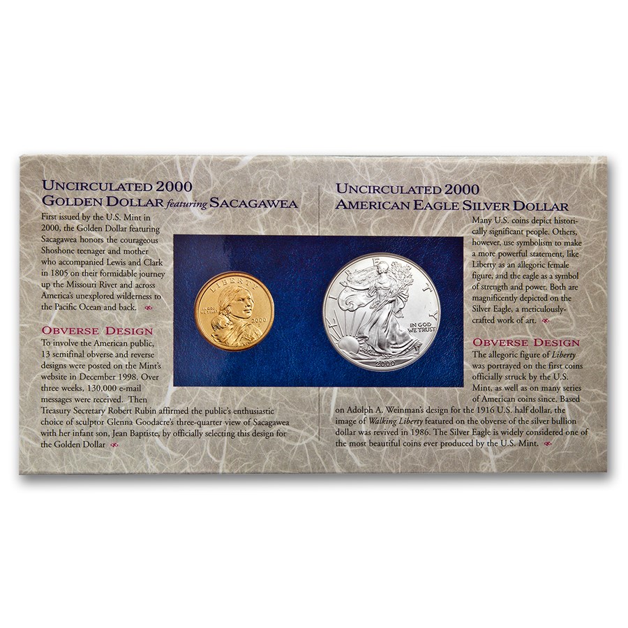 2000 U.S. Millennium Coinage and Currency Set (w/Box & COA) - Image 2