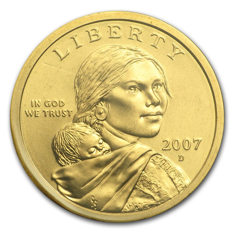 2007 U.S. Mint Uncirculated Dollar Set (w/Burnished Silver Eagle) - Image 4