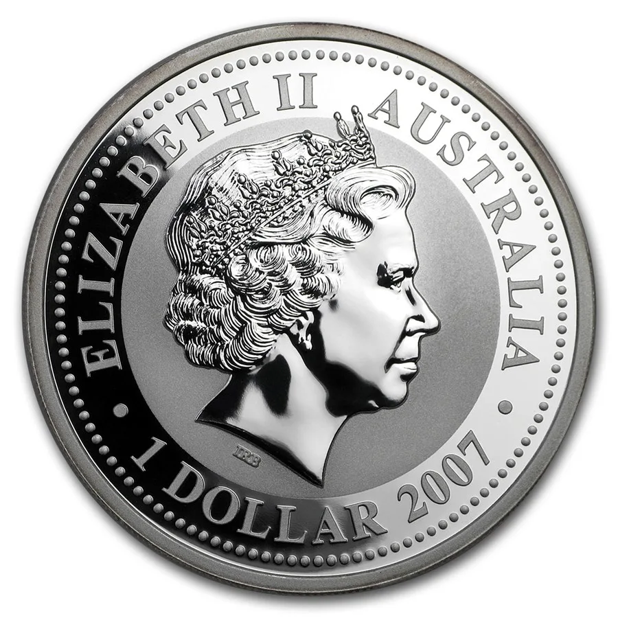 2010 Australia 1 oz Silver Year of the Tiger BU (Series I) - Image 2